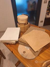 materiale grezzo per decoupage