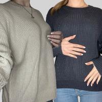 Maglioni in cotone da donna Hollister taglia s