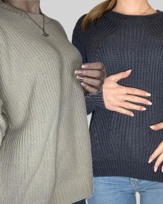 Maglioni in cotone da donna Hollister taglia s