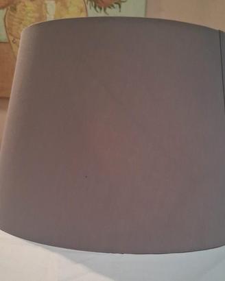 Lampadario a sospensione con paralume tortora