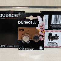 Duracell Cr2016 Batteria a bottone, coppia