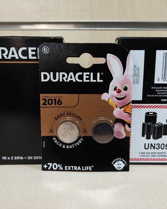 Duracell Cr2016 Batteria a bottone, coppia
