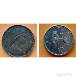 10 New  Pence  ELIZABETH II 1977