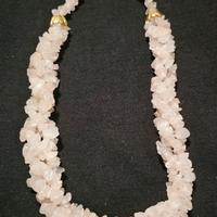 collana quarzo rosa vintage