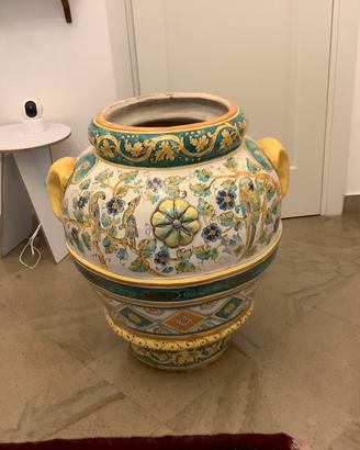 Orcio/vaso da interno ceramica siciliana/caltagiro