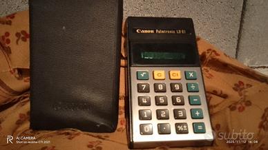 CALCOLATRICE TASCABILE CANON PALMTRONIC LD-81 