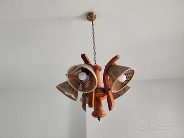 Set lampade in vimini