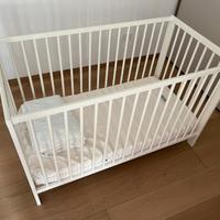 Lettino ikea 60x120 + materasso Andy Helen