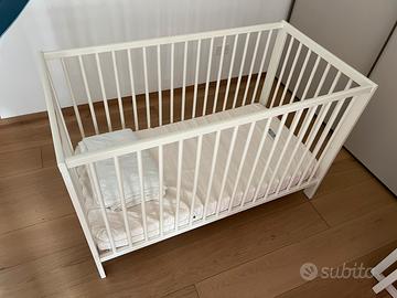 Lettino ikea 60x120 + materasso Andy Helen