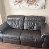 divano relax in pelle