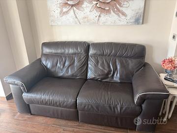 divano relax in pelle