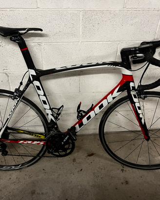 Bici da corsa Look 695 XL carbonio cambio elettron