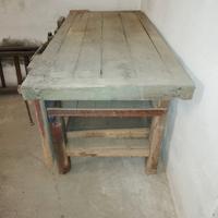 Banco da lavoro da falegname con doppia morsa