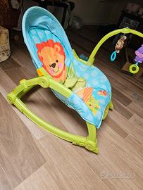 sedia a dondolo con vibrazione "nanna" fisherPrice