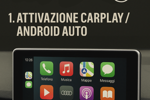 Attivazione Carplay & Android auto e Navigatore