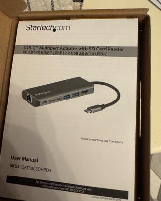 Adattatore USB-C StarTech DKT30CSDHPD3 - HDMI 4K,