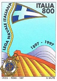 Francobollo Lega Navale Italiana 800 lire