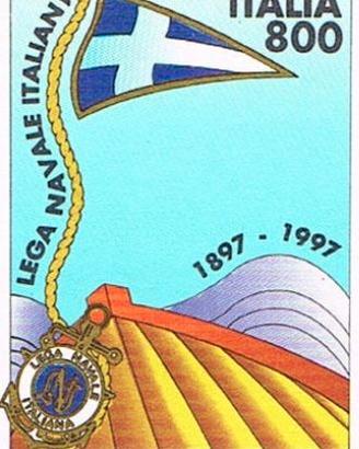 Francobollo Lega Navale Italiana 800 lire