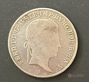 20 kreuzer austria argento 1844