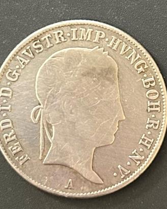 20 kreuzer austria argento 1844