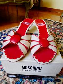 Sandali MOSCHINO CHEAPANDCHIC n.37 in pelle