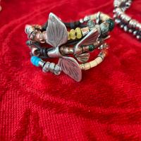 Uno de 50 Bracciale Argento Vetri Colorati Boho