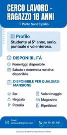 candidato lavoro  a porto sant elpidio 