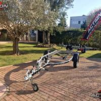 Rimorchio carrello con stecche x imbarcazioni