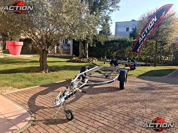 Rimorchio carrello con stecche x imbarcazioni