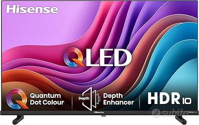 Hisense TV 40" QLED FHD 40E53NQT, SCHERMO ROTTO