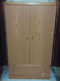 Armadio H 100 larghezza 100 profondo 58. due casse