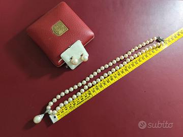 Collana e Orecchini di PERLE bianche