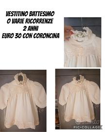 vestitino bimba ricorrenza 2 anni