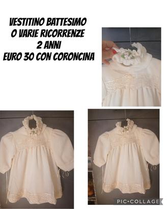 vestitino bimba ricorrenza 2 anni