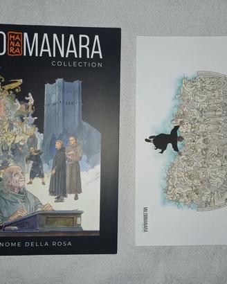 Milo MANARA Collection 1 Il Nome della Rosa +STAMP