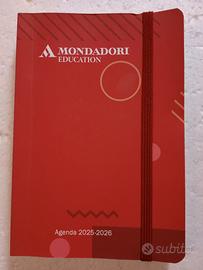 Agenda rossa "Mondadori Education" 2025-2026