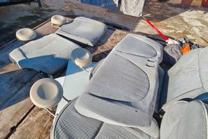 Interni Fiat 500 – set sedili in tessuto grigio