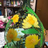 Damigiane grandissime dipinte