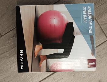 Palla pilates e pompa per gonfiare