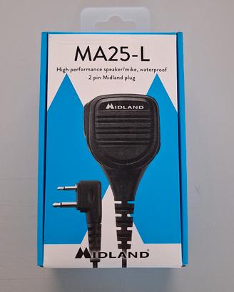 Microfono Midland MA25-L per G7 G9 PRO e XT