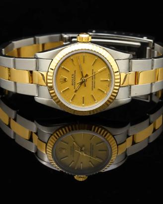 Rolex Oyster Perpetual lady steel gold ref 76193