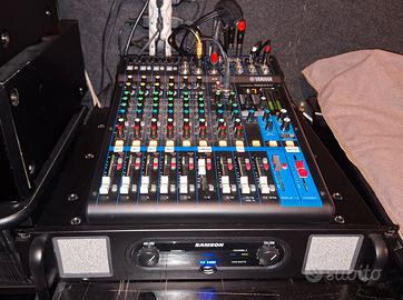Impianto audio live: Yamaha, Samson, FBT