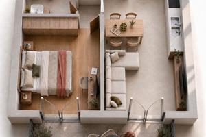 Miniappartamento con giardino a Martignano