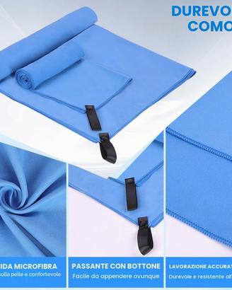 Asciugamani Microfibra, 160x80cm da Bagno Grande