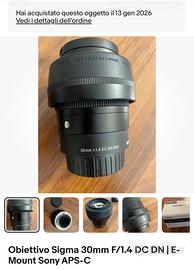 Fotocamera sony+gimbal+sigma