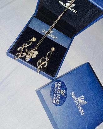 swarovski orecchini e collana