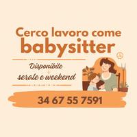Baby sitter disponibile nei weekend