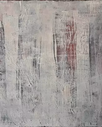 La nebbia e il bosco - Quadro astratto 70x100cm