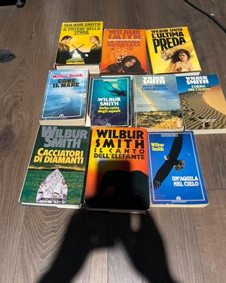 Lottto di 10 libri di Wilbur Smith