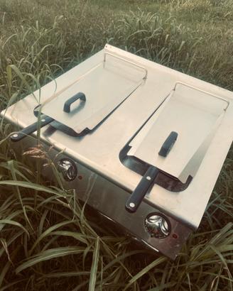 Friggitrice Professionale 25 litri in acciaio inox
